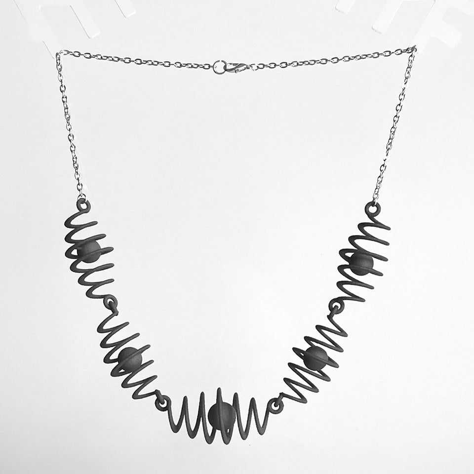 NEW! stretched coilium necklace