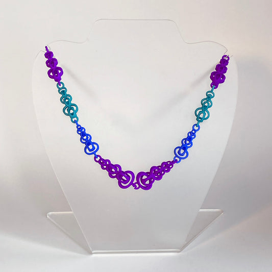 multi-color intersectium necklace