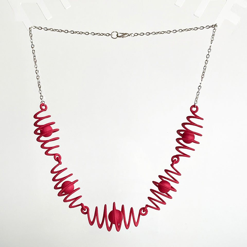 NEW! stretched coilium necklace
