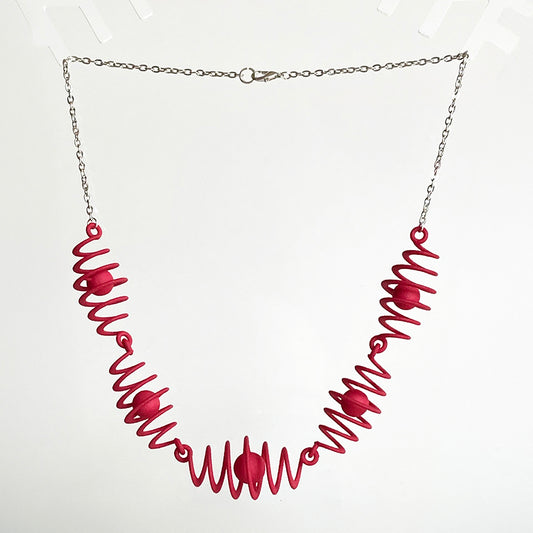 NEW! stretched coilium necklace